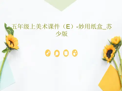 五年级上美术课件(E)-妙用纸盒_苏少版42页PPT