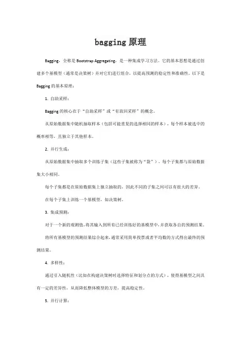bagging原理