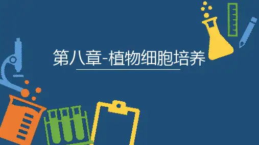 第八章——植物细胞培养