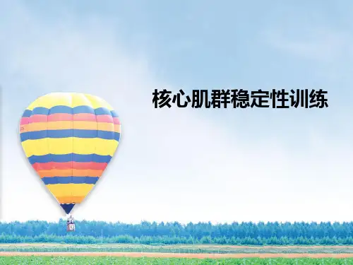 核心肌群稳定性训练