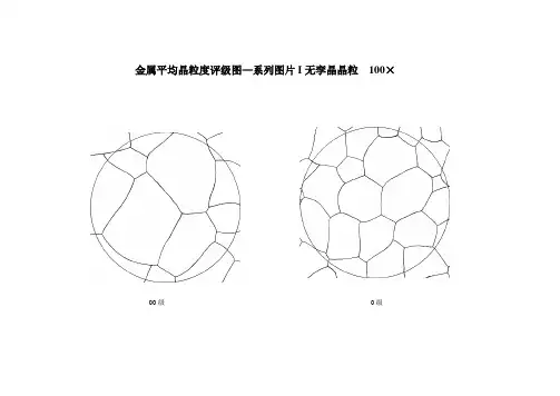 晶粒度评级图