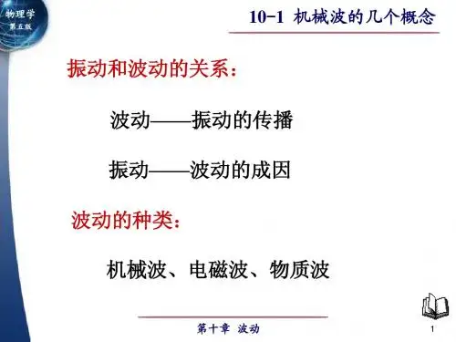 机械波的几个概念