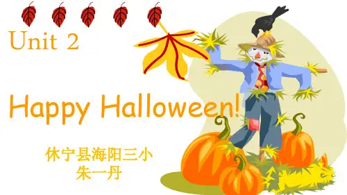 外研版三年级起点四年级上册英语《Module 6 Unit 2 Happy Halloween!》(一等奖课件)