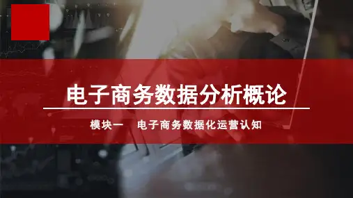高教社2023电子商务数据分析概论(第二版)教学课件07