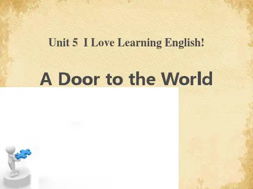 《A Door to the World》I Love Learning English PPT教学课件
