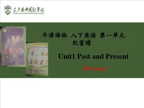 Unit1Welcometotheunit课件牛津译林版八年级英语下册