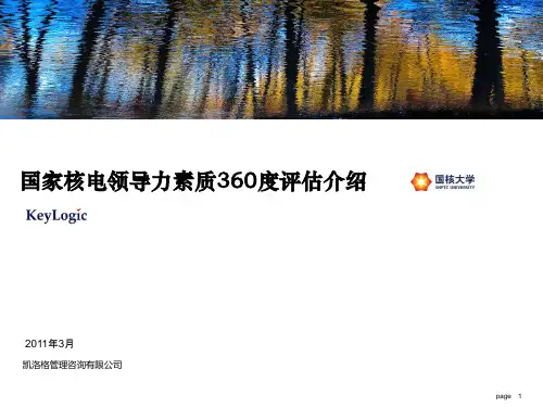 360度领导力素质测评介绍(赵实更新)