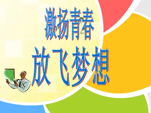 激扬青春放飞梦想(长)(2)PPT课件