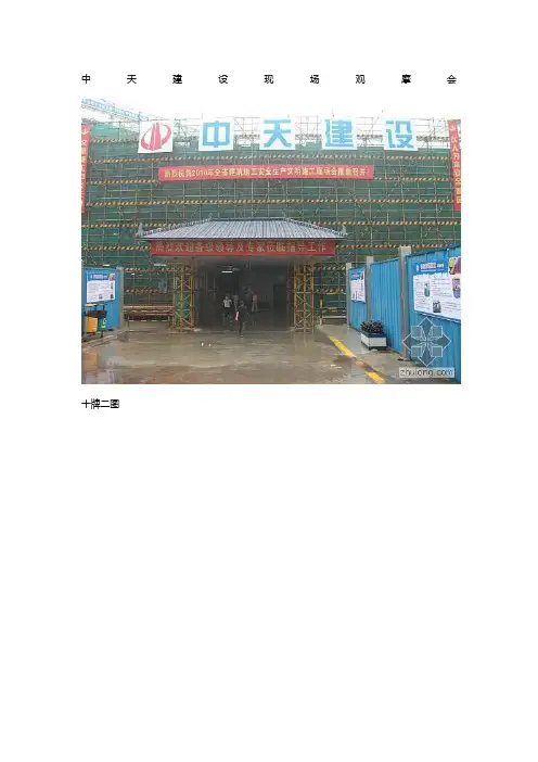 中天建设现场观摩会图片