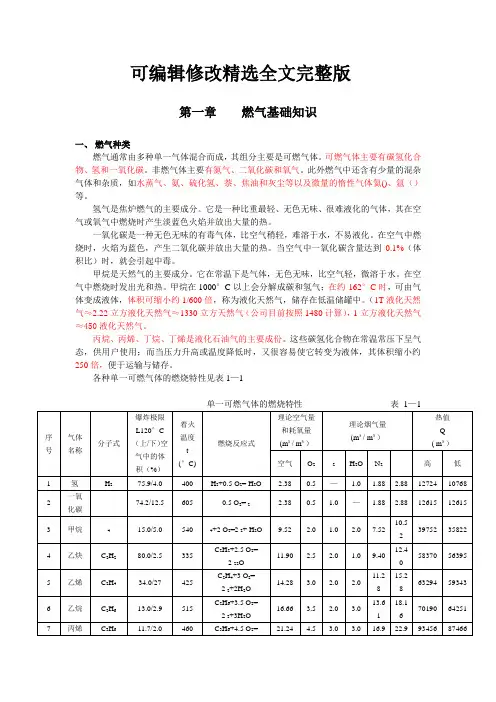 燃气专业技术培训教材