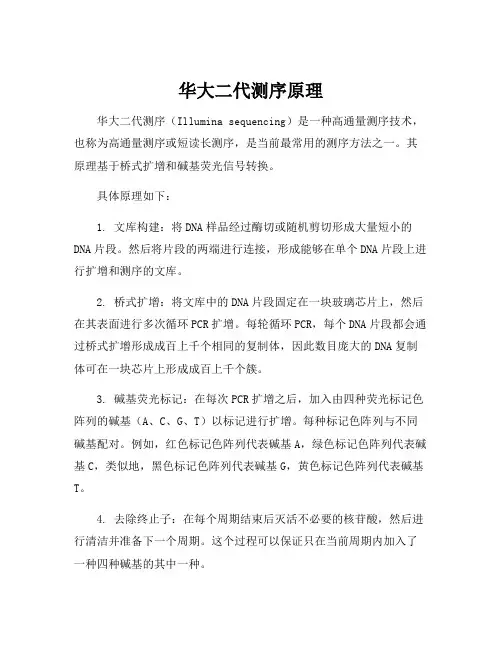 华大二代测序原理