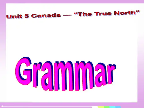 人教高中英语必修3Unit5Grammar (共28张PPT)