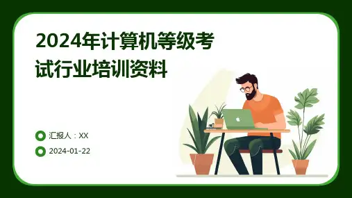 2024年计算机等级考试行业培训资料
