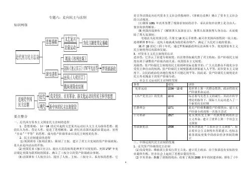 专题六：民主与法制docx
