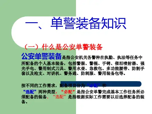 公安民警单警装备模板