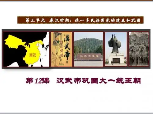 12汉武帝巩固大一统