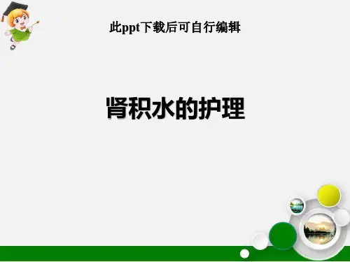 肾积水的护理ppt课件