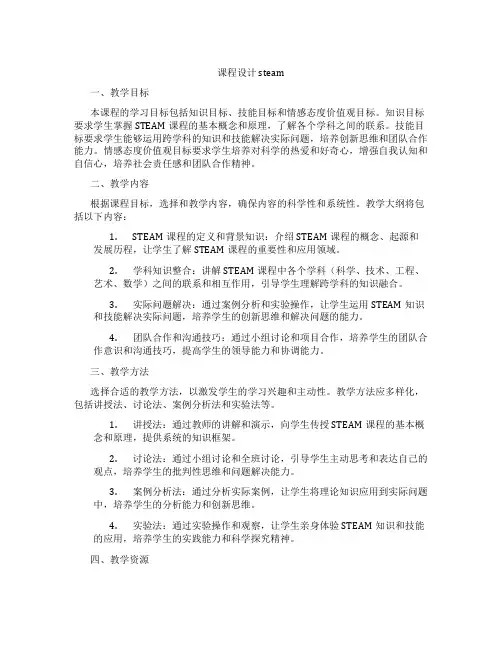 课程设计steam
