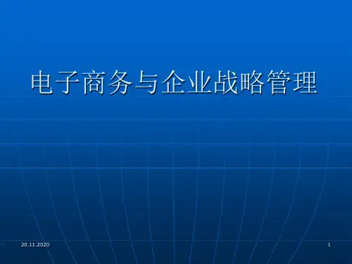电子商务与企业战略管理PPT课件