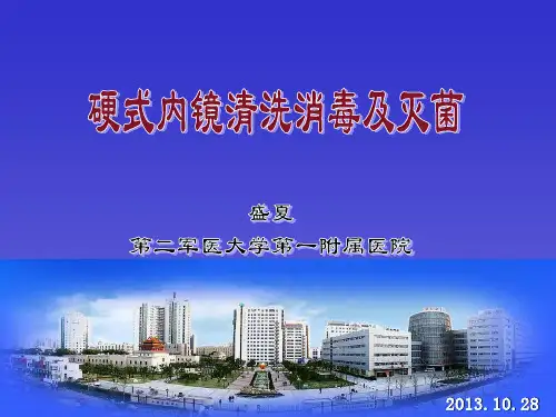 硬式内镜清洗消毒PPT课件