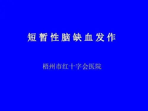 短暂性脑缺血发作
