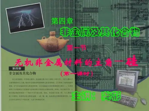 无机非金属材料的主角——硅PPT课件14 人教课标版(1)