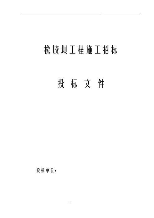 橡胶坝施工方案03