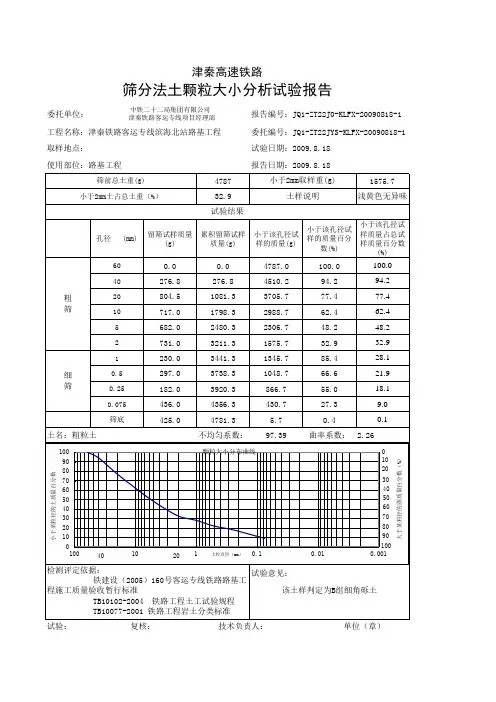 土工筛分  好(AB料筛分) Microsoft Excel 工作表