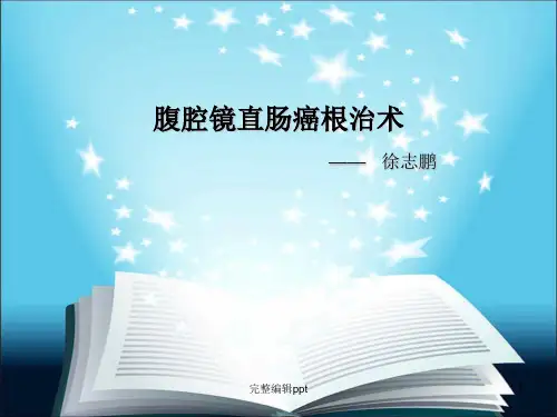 腹腔镜直肠癌根治术ppt精选课件