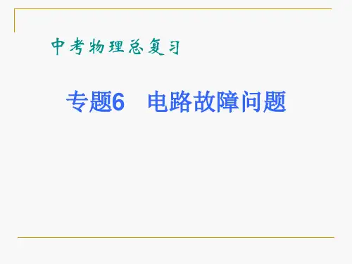 物理复习专题电路故障