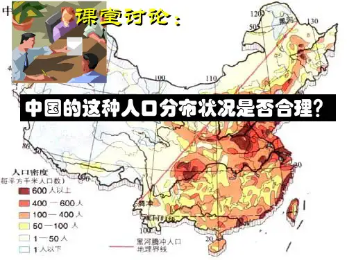 鲁教版高中地理必修二第一单元第3节《人口分布与人口合理容量》课件(共26张PPT)