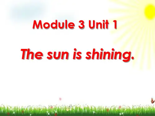 《The sun is shining》PPT课件5