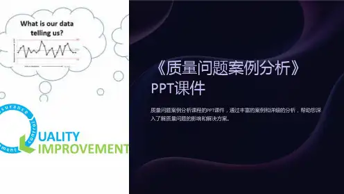 《质量问题案例分析》课件