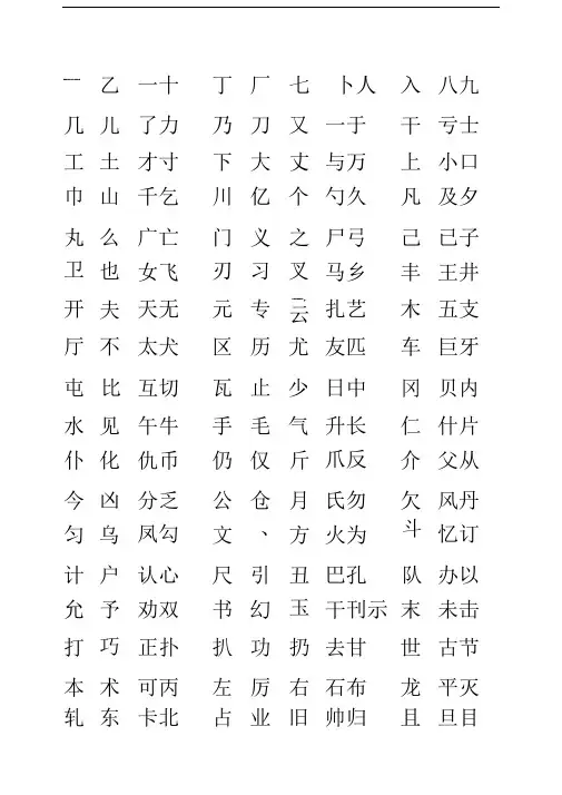 行楷字帖(下载文件后可任意转换字体)