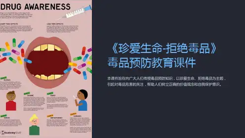 《珍爱生命-拒绝毒品》毒品预防教育课件