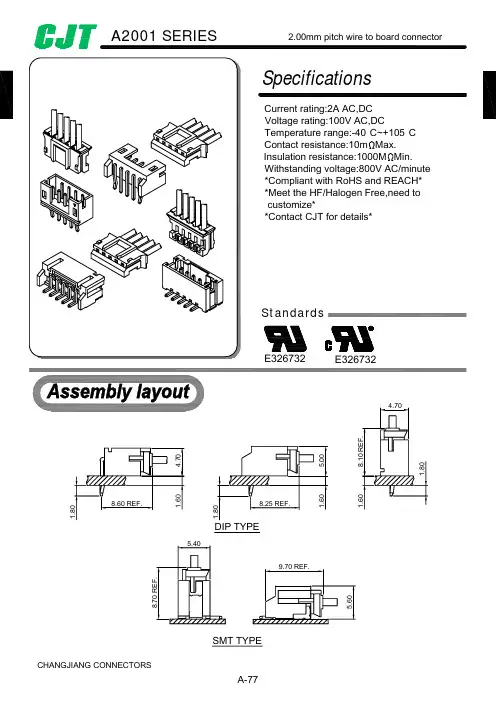 长江连接器A2001系列