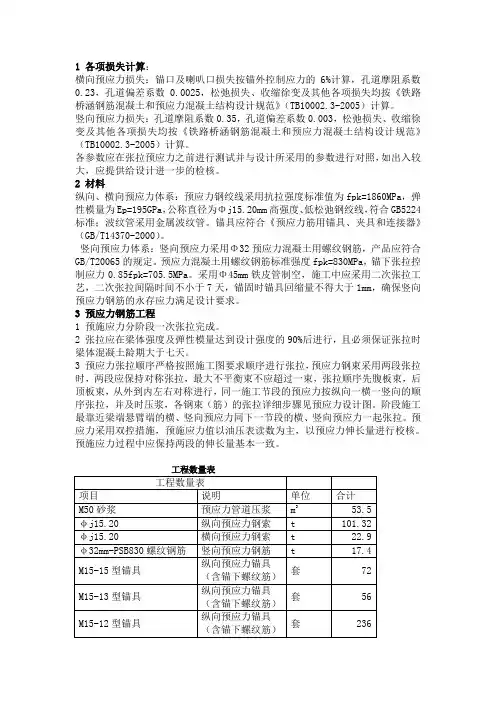 预应力资料整理