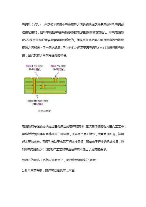 PCB生产工艺中的导通孔、盲孔、埋孔