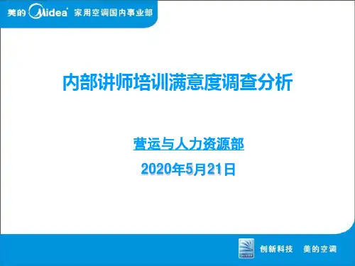 内部讲师培训满意度调查分析