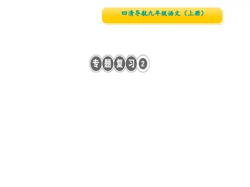 人教部编版九年级语文上册课件：专题复习2 病句的辨析与修改(共12张PPT)