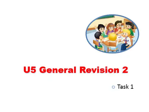 人教精通版英语六年级下册Unit 5《General Revision 2》教学课件