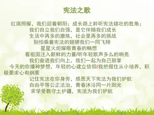 宪法歌词