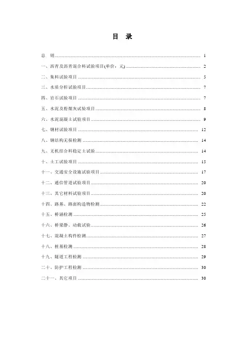 川交质监【2008】153四川省收费标准