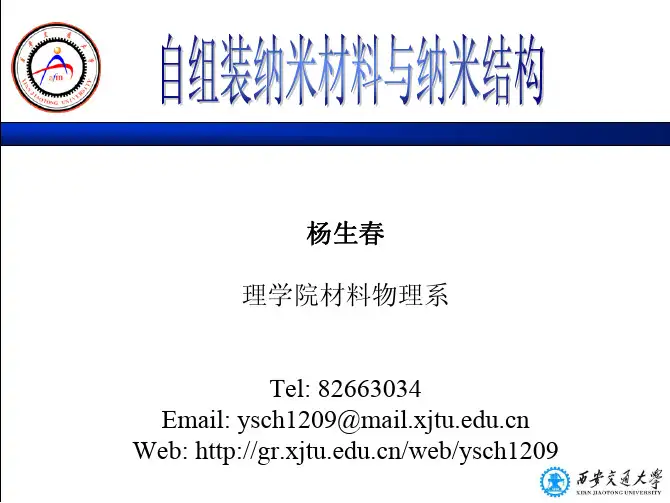自组装纳米结构