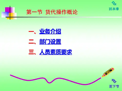 货代操作概论