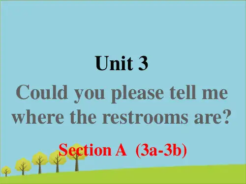 九年级英语全册Unit 3SectionA (3a-3b)
