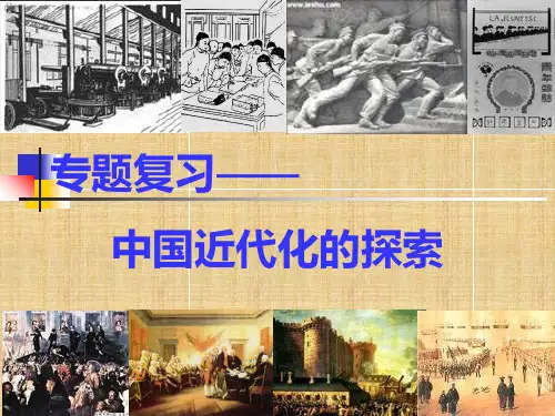 专题一中国近代化的探索-PPT课件