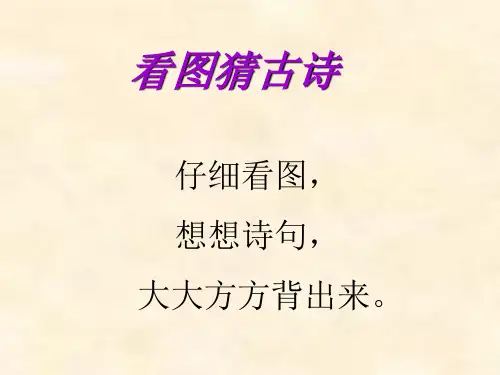人教(部编版)登鹳雀楼优秀课件1