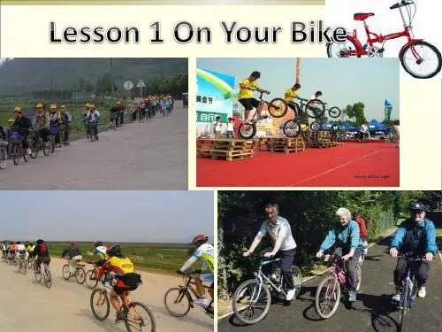 北师大版必修三_Unit_9_Wheels_Lesson_1_On_your_bike_课件_(20