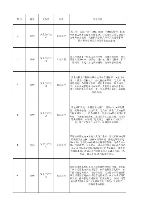 安全员c证考试复习资料